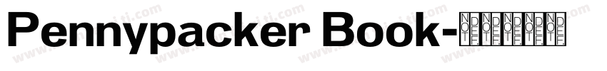 Pennypacker Book字体转换